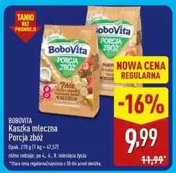 ALDI BOBOVITA Kaszka mleczna Porcja zbóż oferta
