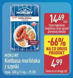 ALDI MORLINY Kiełbasa morlińska z szynki oferta