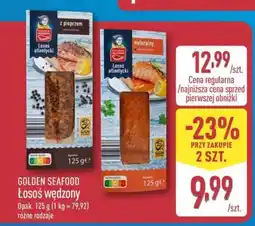 ALDI GOLDEN SEAFOOD Łosoś wędzony oferta