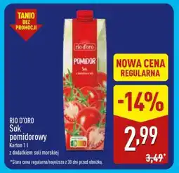 ALDI RIO D'ORO Sok pomidorowy oferta