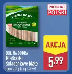 ALDI DOLINA DOBRA Kiełbaski śniadaniowe białe oferta