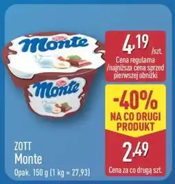ALDI ZOTT Monte oferta