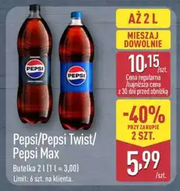 ALDI Pepsi/Pepsi Twist/Pepsi Max oferta