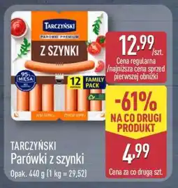 ALDI TARCZYŃSKI Parówki z szynki oferta