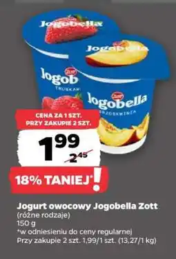 Netto Jogurt owocowy Jogobella Zott oferta