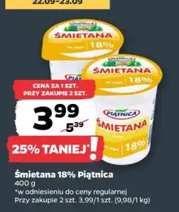 Netto Śmietana 18% Piątnica oferta