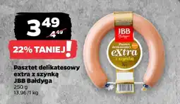 Netto Pasztet delikatesowy extra z szynką JBB Bałdyga oferta