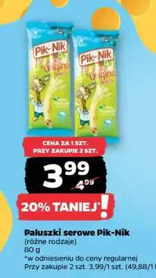 Netto Paluszki serowe Pik-Nik oferta
