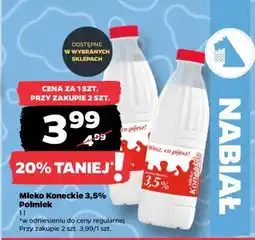 Netto Mleko Koneckie 3,5% Polmlek oferta