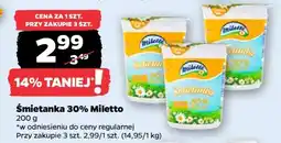 Netto Śmietanka 30% Miletto oferta