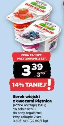 Netto Serek wiejski z owocami Piątnica oferta