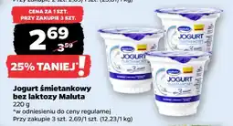 Netto Jogurt śmietankowy bez laktozy Maluta oferta
