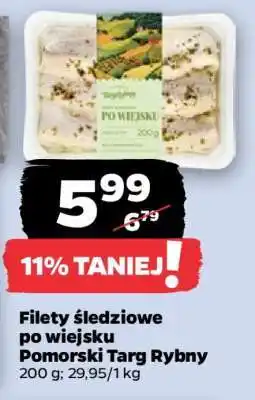 Netto Filety śledziowe po wiejsku Pomorski Targ Rybny oferta