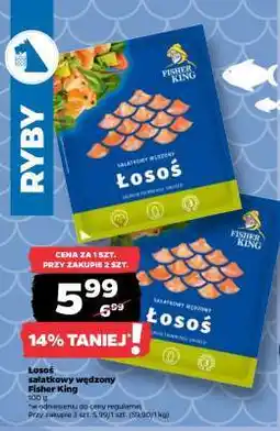 Netto Łosoś sałatkowy wędzony Fisher King oferta