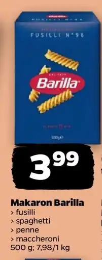 Netto Makaron Barilla oferta