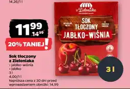 Netto Sok tłoczony z Zieleniaka oferta