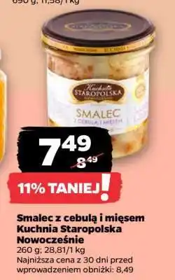 Netto Smalec z cebulą i mięsem Kuchnia Staropolska Nowocześnie oferta