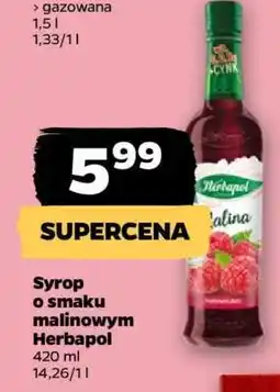 Netto Syrop o smaku malinowym Herbapol oferta