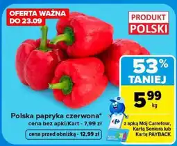 Carrefour Polska papryka czerwona oferta