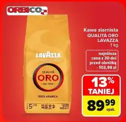 Carrefour Kawa ziarnista QUALITÀ ORO LAVAZZA 1 kg oferta