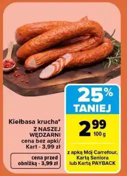 Carrefour Kiełbasa Krucha oferta