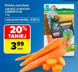 Carrefour Polska marchew JAKOŚĆ Z NATURY CARREFOUR oferta