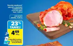 Carrefour Szynka wedzona oferta