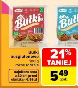 Carrefour Bułki bezglutenowe oferta