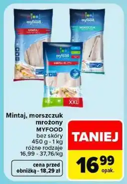 Carrefour Mintaj, morszczuk mrożony oferta