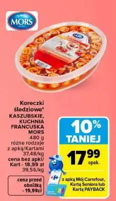 Carrefour Koreczki śledziowe oferta