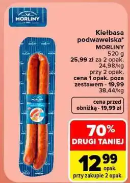 Carrefour Kiełbasa podwawelska oferta