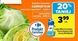 Carrefour Sałata lodowa oferta