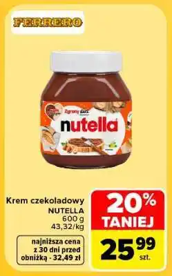 Carrefour Nutella oferta