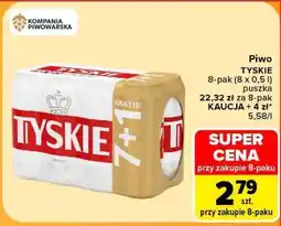 Carrefour Piwo Tyskie oferta