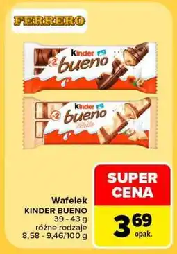Carrefour Kinder Bueno oferta