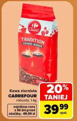 Carrefour Kawa ziarnista Carrefour oferta