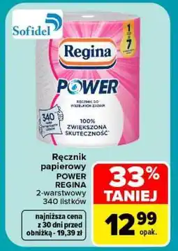 Carrefour Ręcznik papierowy POWER REGINA oferta