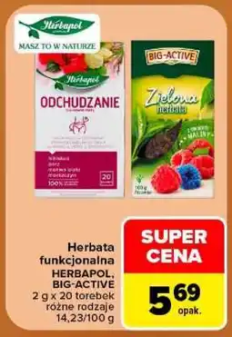 Carrefour Herbata funkcjonalna HERBAPOL, BIG-ACTIVE oferta