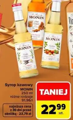 Carrefour Syrop kawowy MONIN oferta