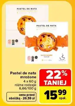 Carrefour Pastel de nata mrożone oferta