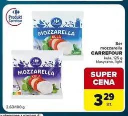 Globi Ser mozzarella Carrefour kula light oferta