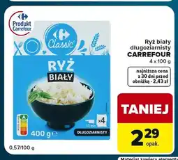 Globi Ryż biały długoziarnisty Carrefour oferta