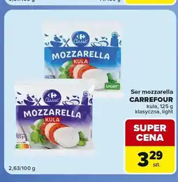 Carrefour Express Ser mozzarella kula light Carrefour oferta