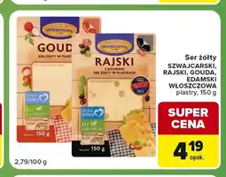 Carrefour Express Ser żółty edamski w plastrach Włoszczowa oferta