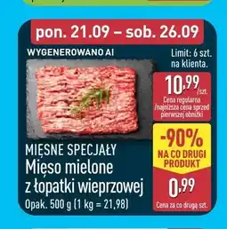 ALDI Mięso mielone z łopatki wieprzowej Mięsne Specjały oferta