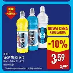 ALDI Sport napój zero Oshee oferta