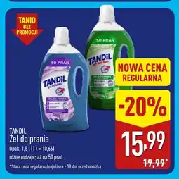 ALDI Żel do prania Tandil oferta