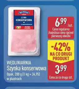 ALDI Szynka konserwowa w plastrach Wędliniarnia oferta