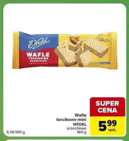 Carrefour Express Wafle torcikowe mini orzechowe E.Wedel oferta