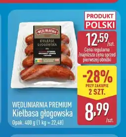ALDI Kiełbasa głogowska Wędliniarnia Premium oferta